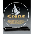 Circular Jade Award (6"x6 1/2"x2 1/2")